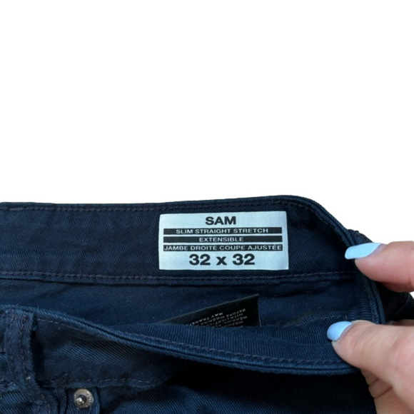 Buffalo David Bitton Navy Sam Slim Jean 32x32 - Picture 3 of 9